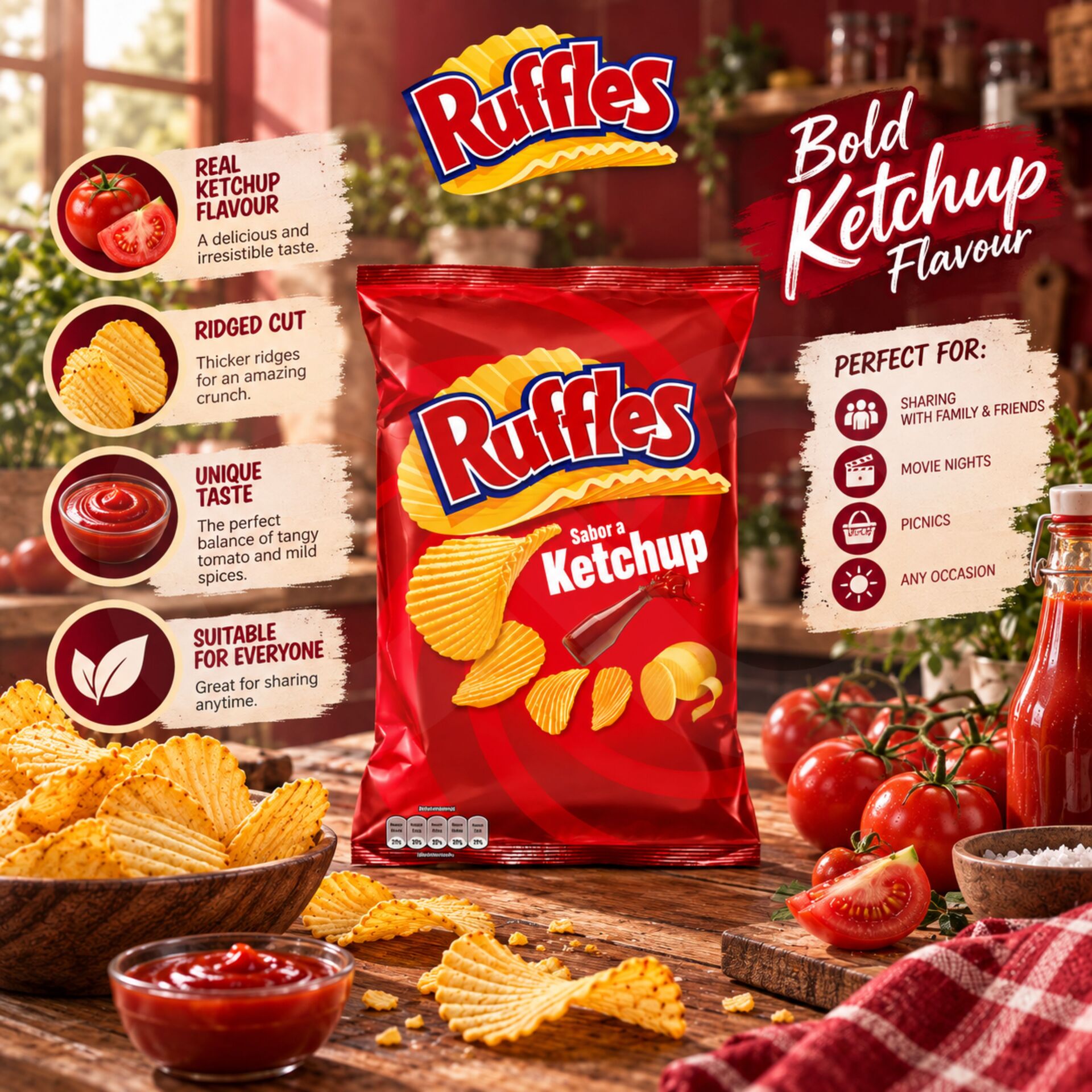 RUFFLES® Ketchup 115g