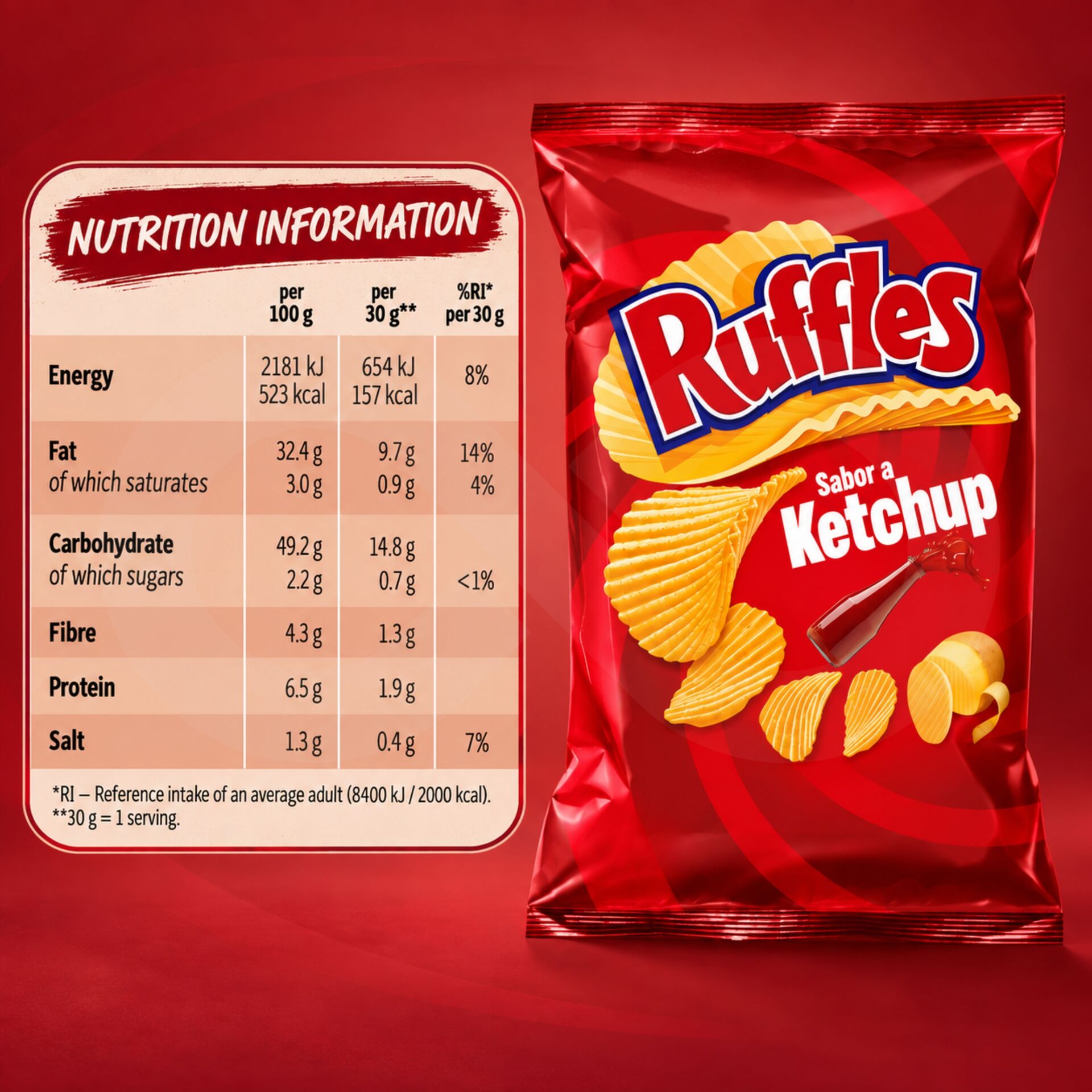 RUFFLES® Ketchup 115g