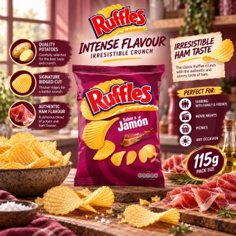 RUFFLES® Schinken 115g