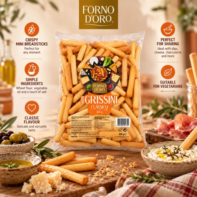 FORNO D ORO� Mini Grissini Klassisch 300gr