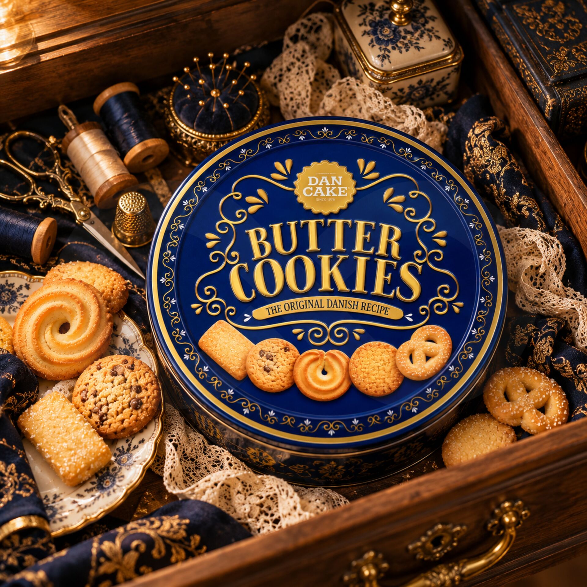 DAN CAKEŽ Butter Cookies in Tin 340gr