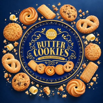DAN CAKE� Butter Cookies in Tin 340gr