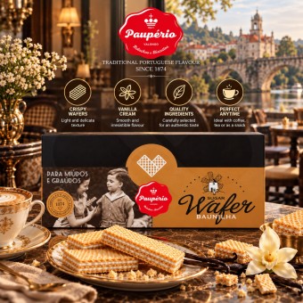 PAUPÉRIO® Wafel Waniliowy 35x35gr