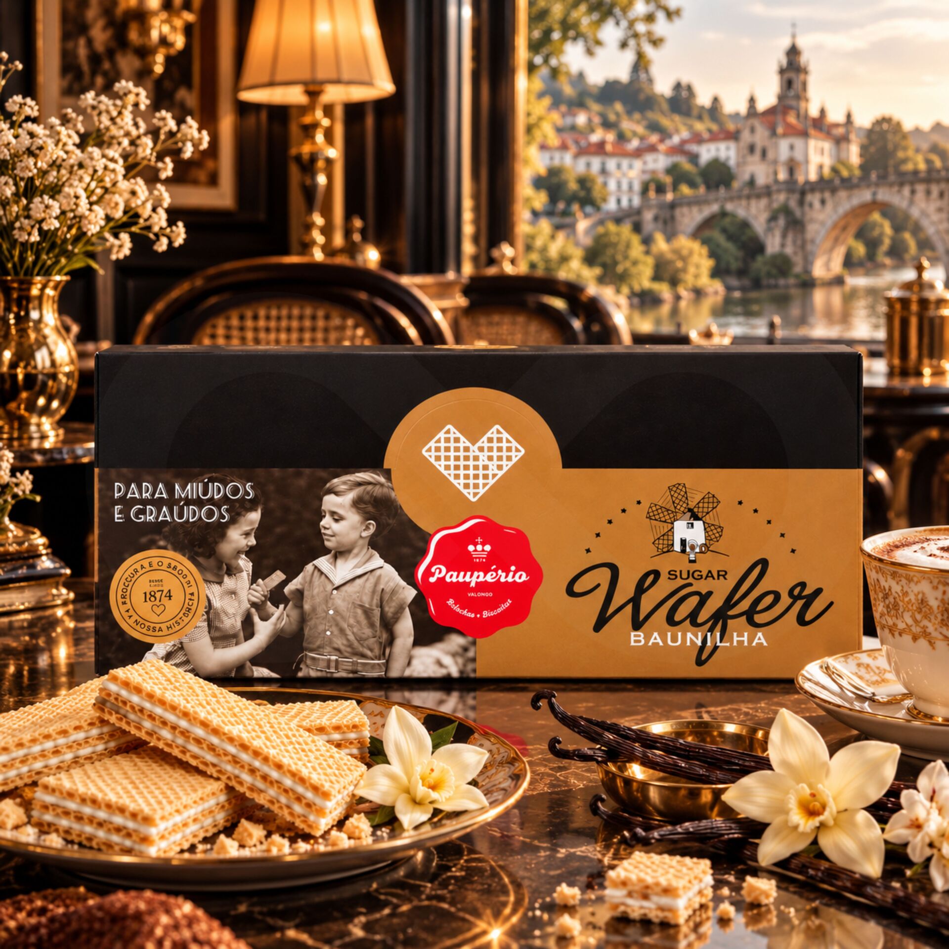 PAUPÉRIO® Wafel Waniliowy 35x35gr