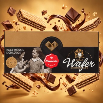 PAUP�RIO� Chocolate Wafer 35x35gr