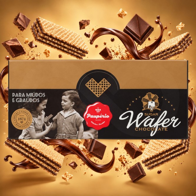 PAUPÉRIO® Wafel Czekoladowy 35x35gr