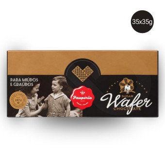 PAUP�RIO� Chocolate Wafer 35x35gr