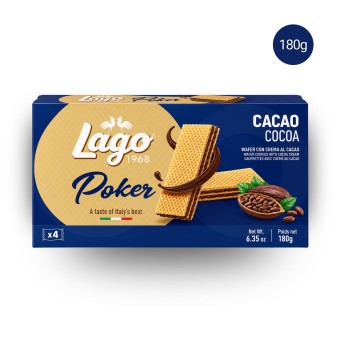LAGO� Poker Cocoa Biscuits 180gr