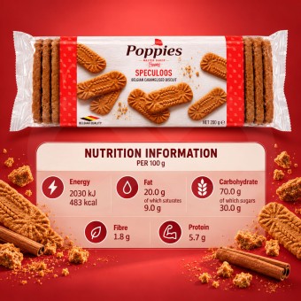 POPPIES® Speculoos Biscuit 200gr