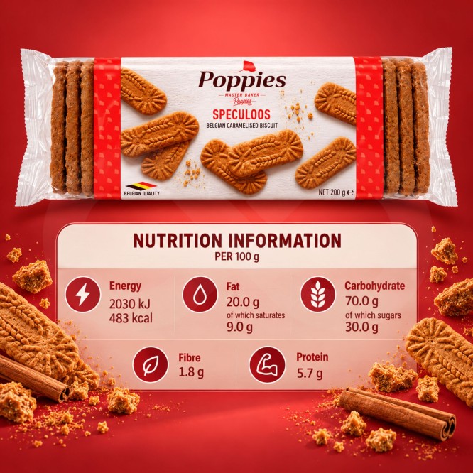POPPIES® Speculoos Biscuit 200gr