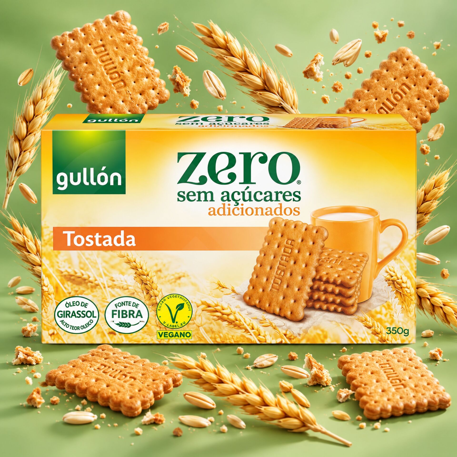 GULLÓN® Zero Tostada Biscuits 350gr