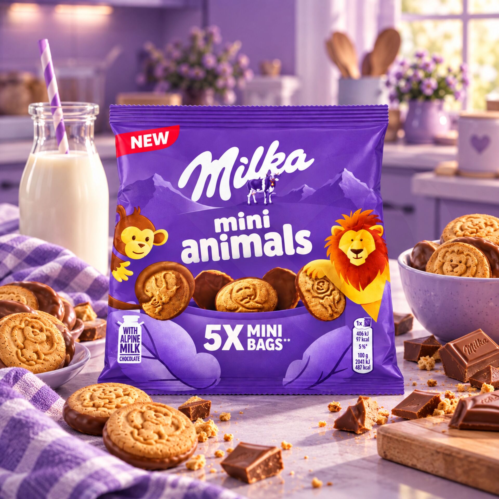 MILKA® Mini Animals Mini Bags 99,5g