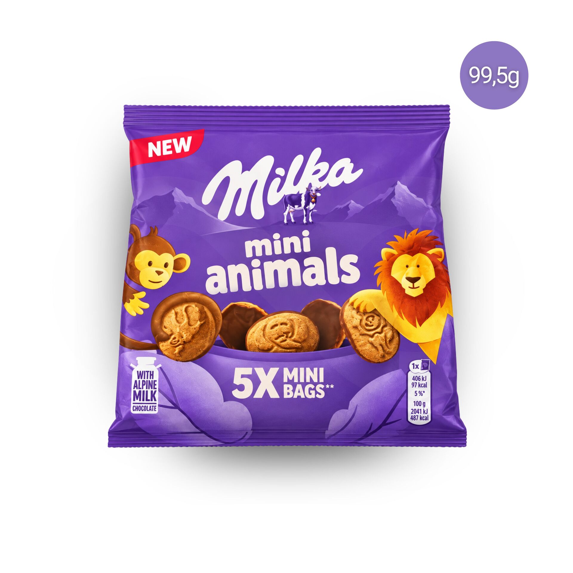 MILKA® Mini Animals Mini Bags 99,5g
