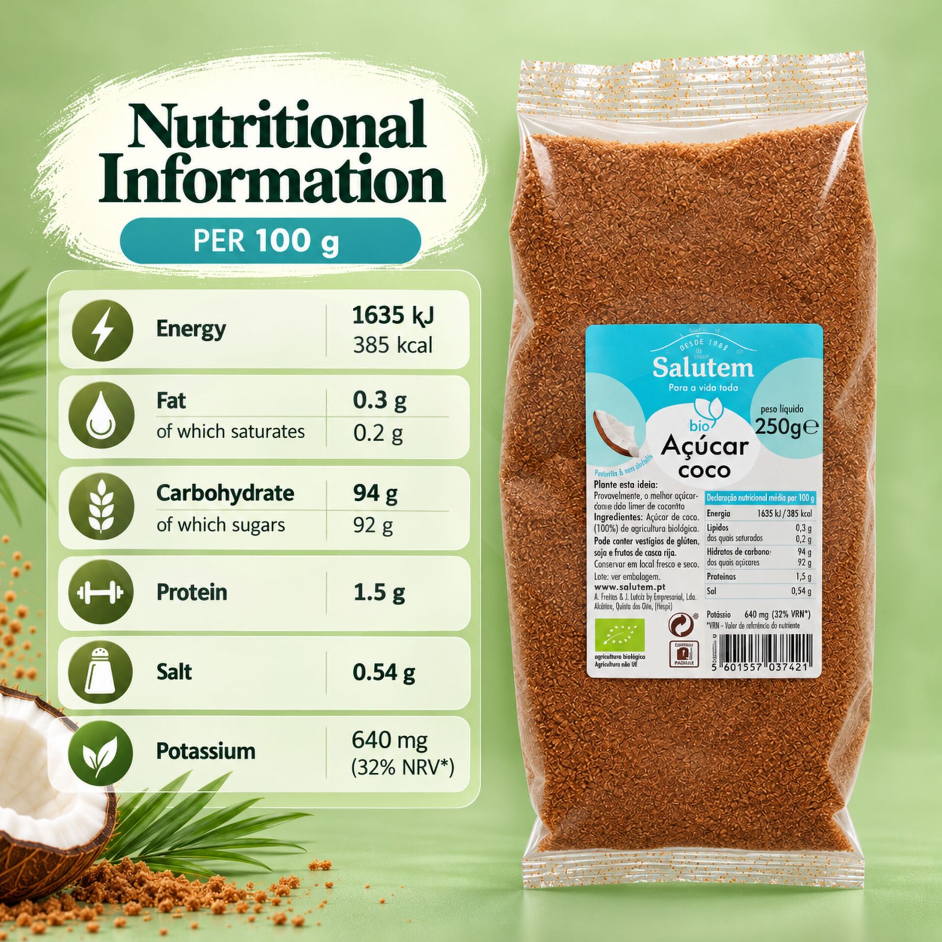 SALUTEM® Coconut Sugar 250gr