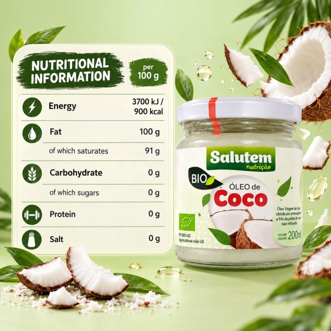 SALUTEM® Bio-Kokosöl 200ml