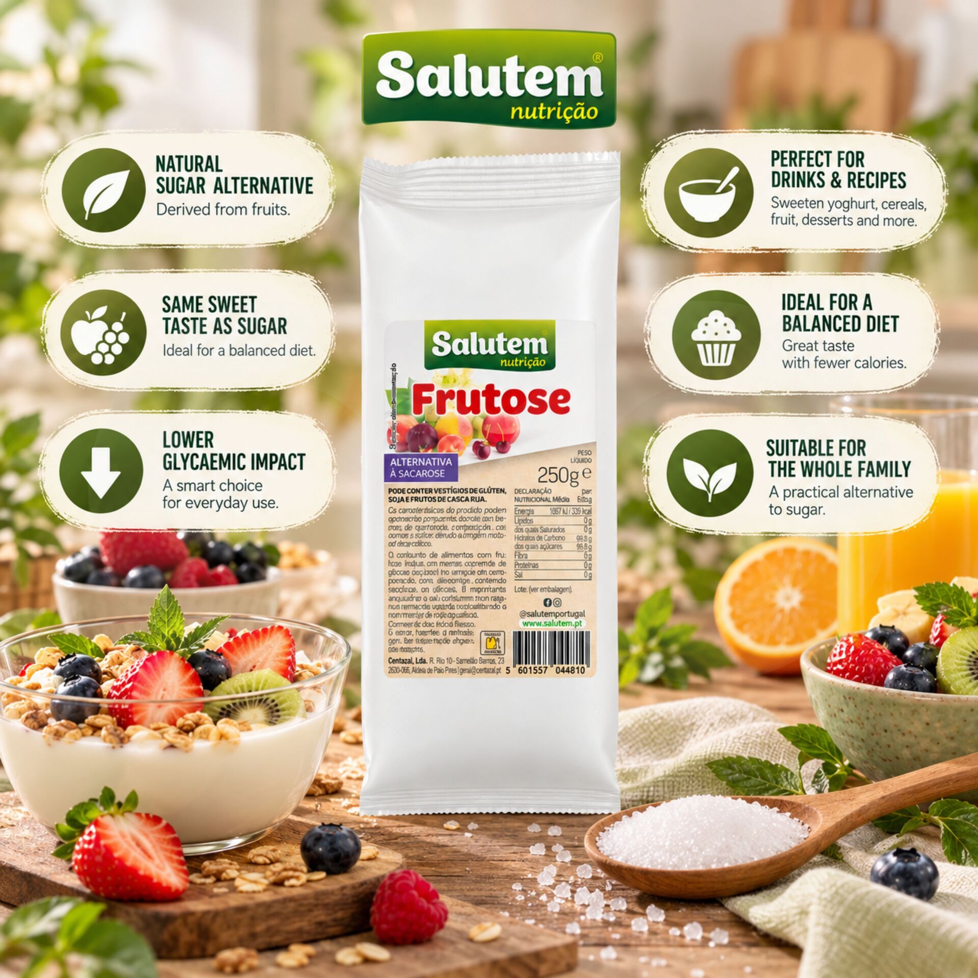 SALUTEM® Frutose 250gr