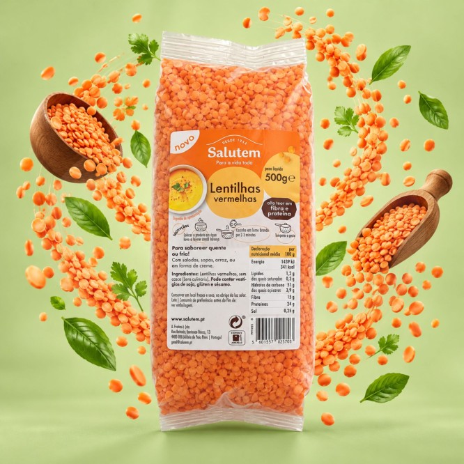 SALUTEM® Lentejas Rojas 500g