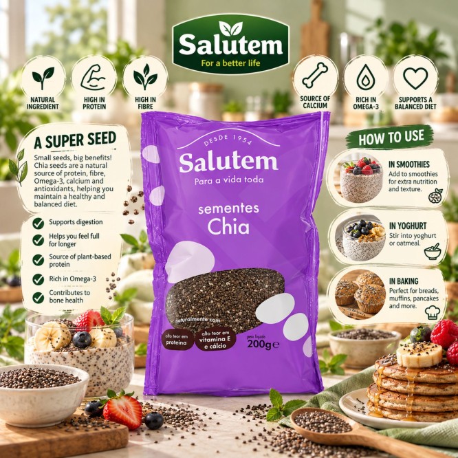 SALUTEM® Sementes de Chia 200g