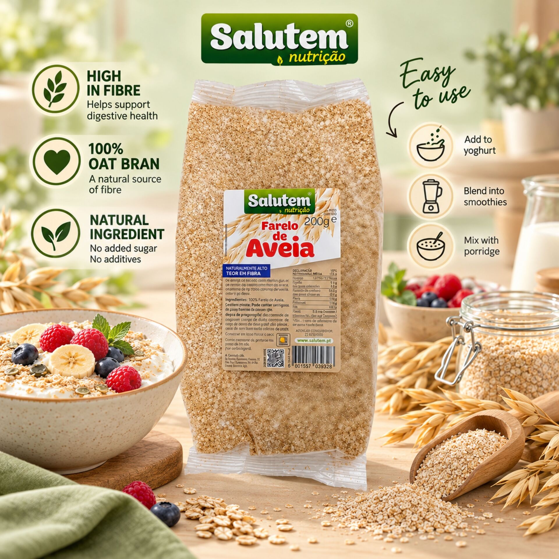 SALUTEM® Oat Bran 200g