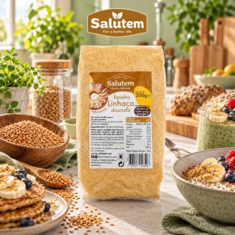 SALUTEM� Farinha de Linha�a Dourada 200gr
