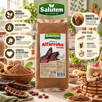 SALUTEM® Harina de Algarroba Tostada 250gr