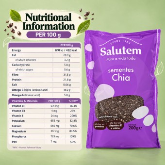SALUTEM® Semillas de Chía 200g