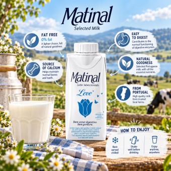 MATINAL® Leve Odtluszczone Mleko Bez Tluszczu 200ml