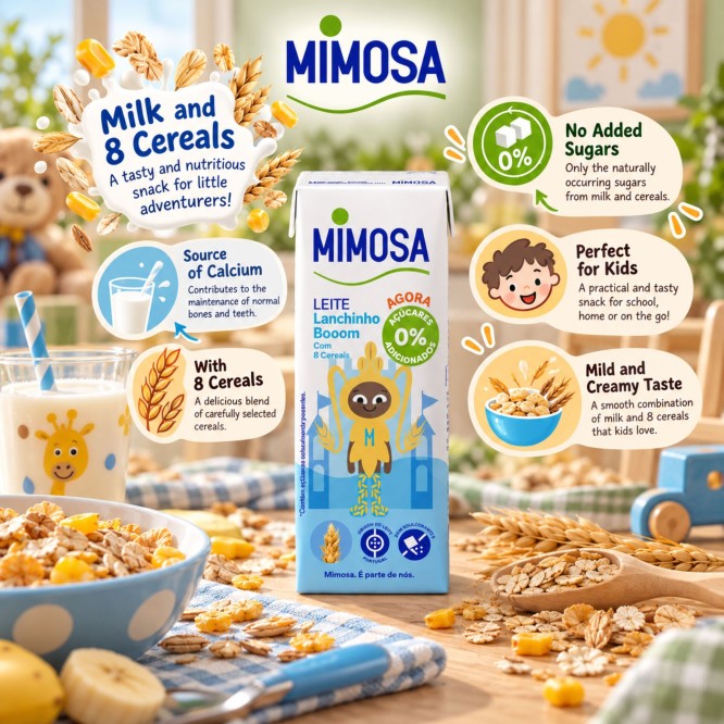 MIMOSA® Lanchinho Booom aux 8 Céréales 200ml