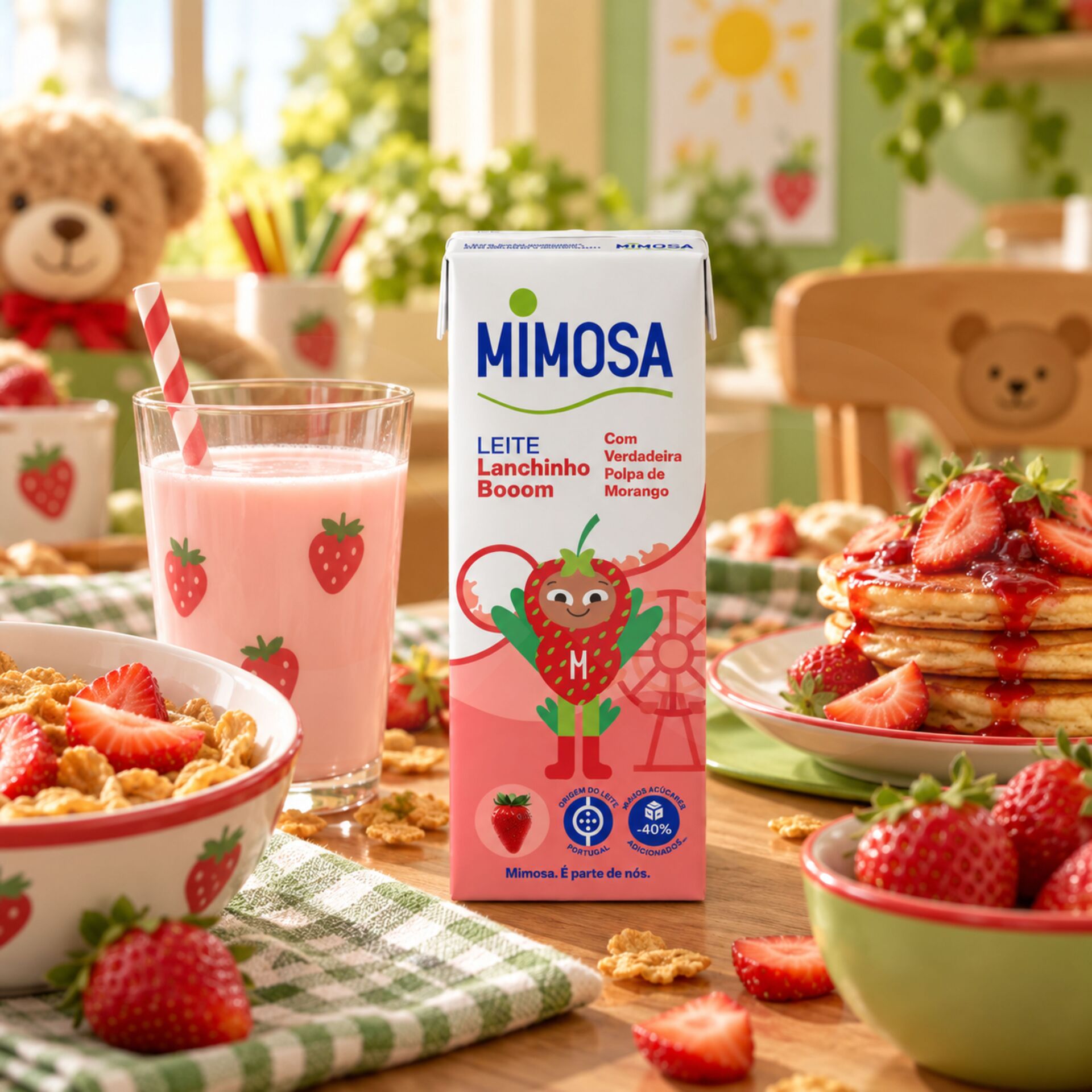 MIMOSAź Lanchinho Booom z Truskawka 200ml