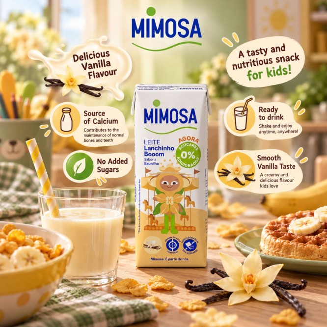 MIMOSA® Lanchinho Booom alla Vaniglia 200ml