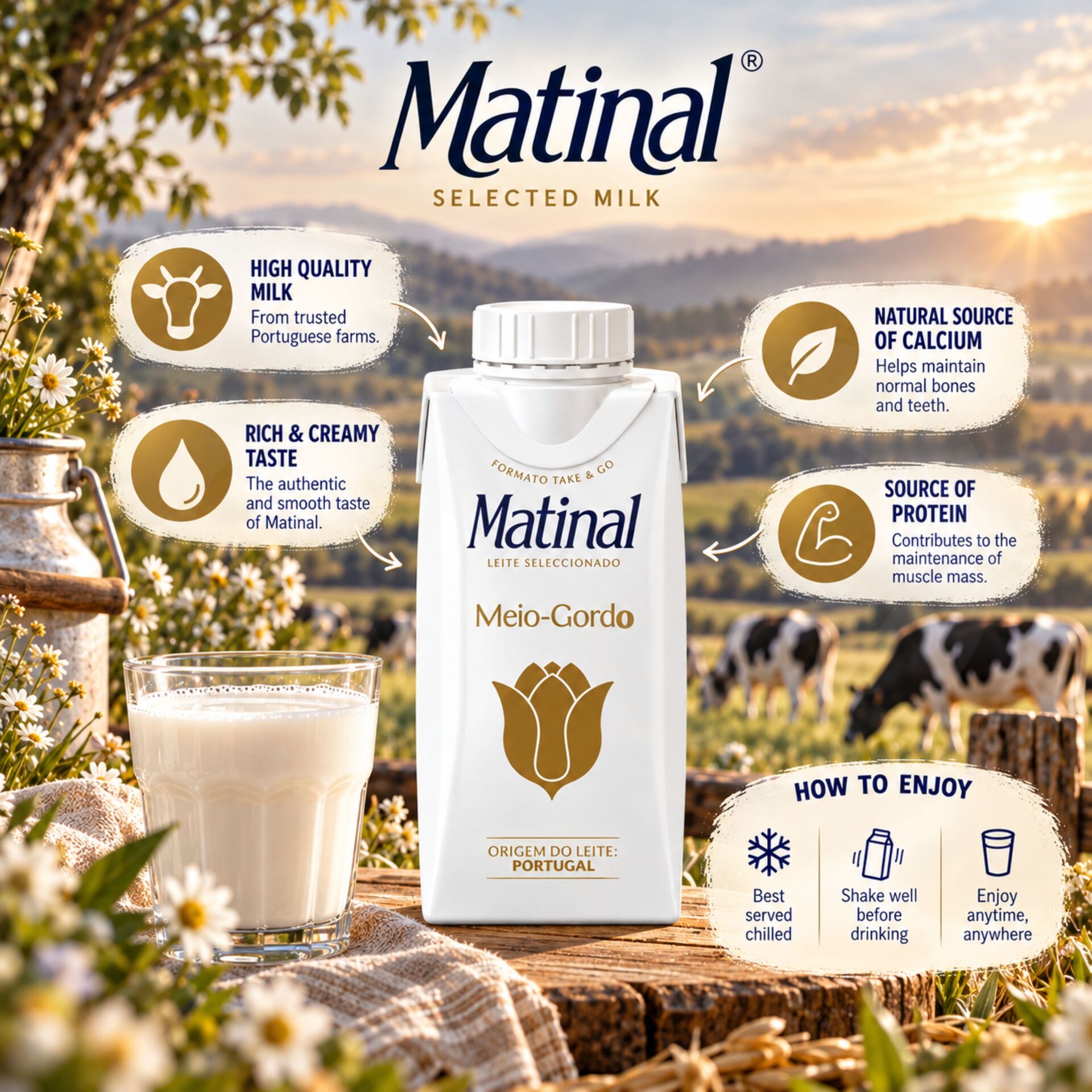 MATINAL® Mleko Póltluste 200ml