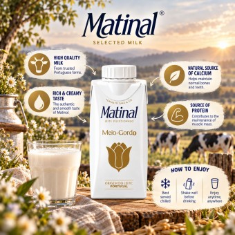 MATINAL® Mleko Póltluste 200ml