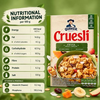 QUAKERŽ Cruesli Fruit 375g