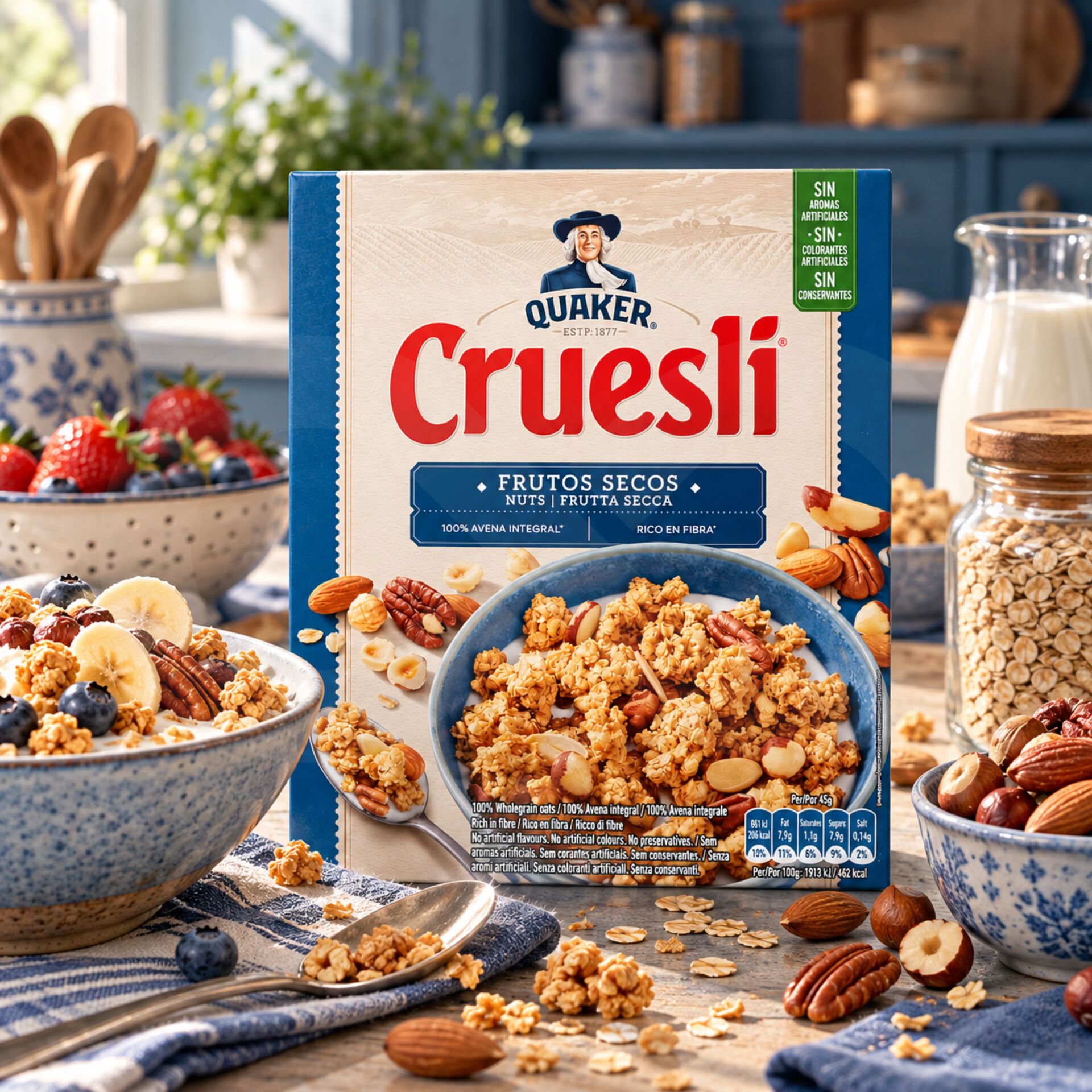 QUAKER® Cruesli Frutta Secca 375g