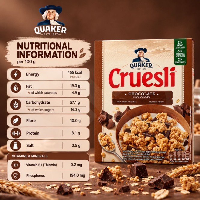 QUAKER® Cruesli Chocolat 375g
