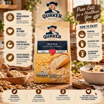 QUAKER� Avoine 100% Compl�te 500g