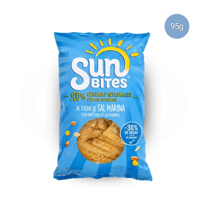 SUNBITES® 100% Céréales Complètes au Sel Marin 95g