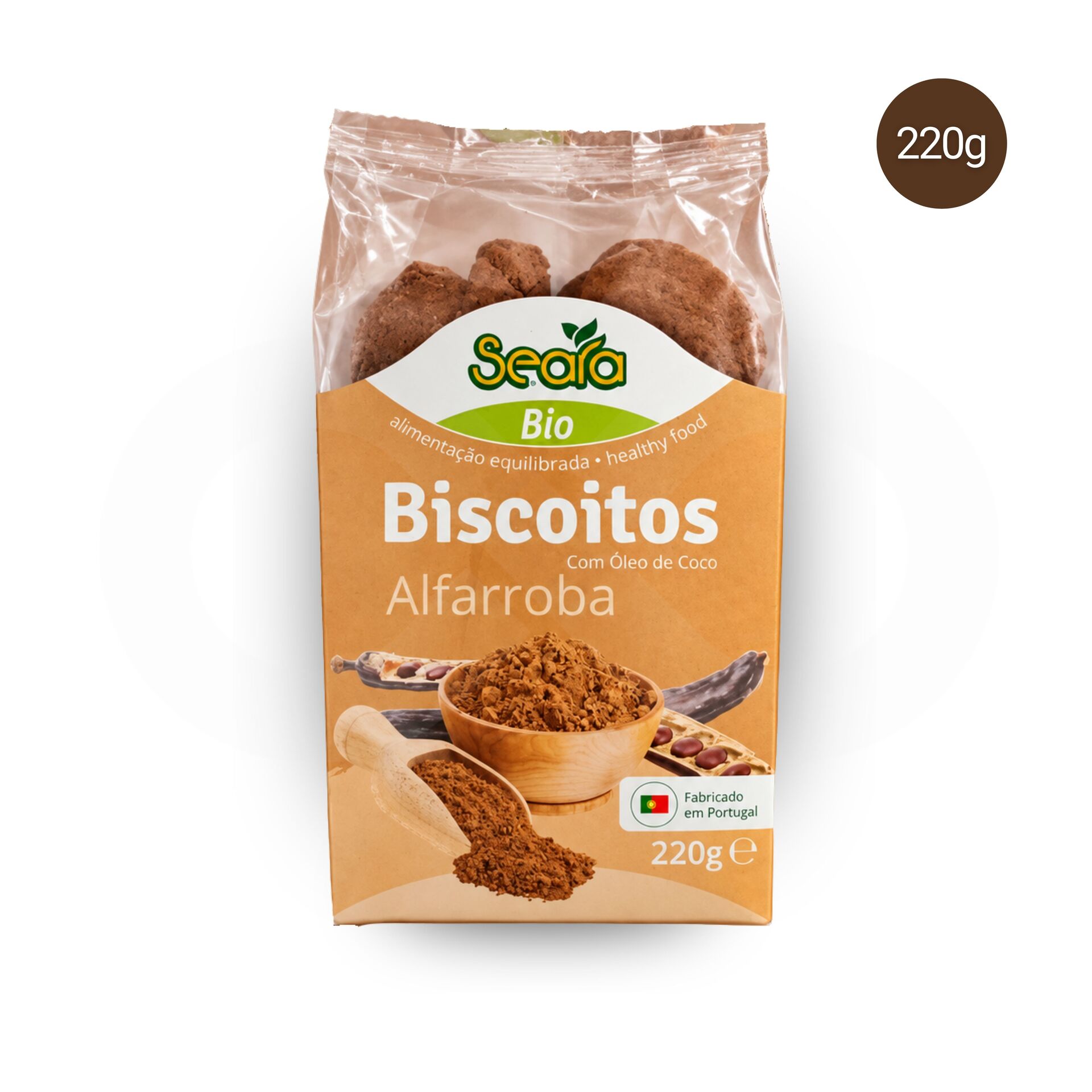 SEARA® Bio Biscuits à la Caroube 220g