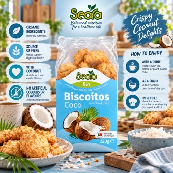 SEARA® Bio Biscotti al Cocco 220g