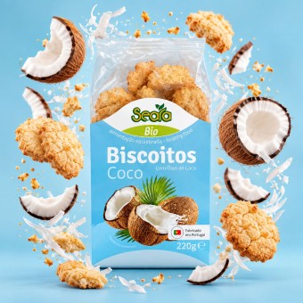 SEARA® Bio Biscuits à la Noix de Coco 220g SEARA® Bio Biscuits à la Noix de Coco 220g