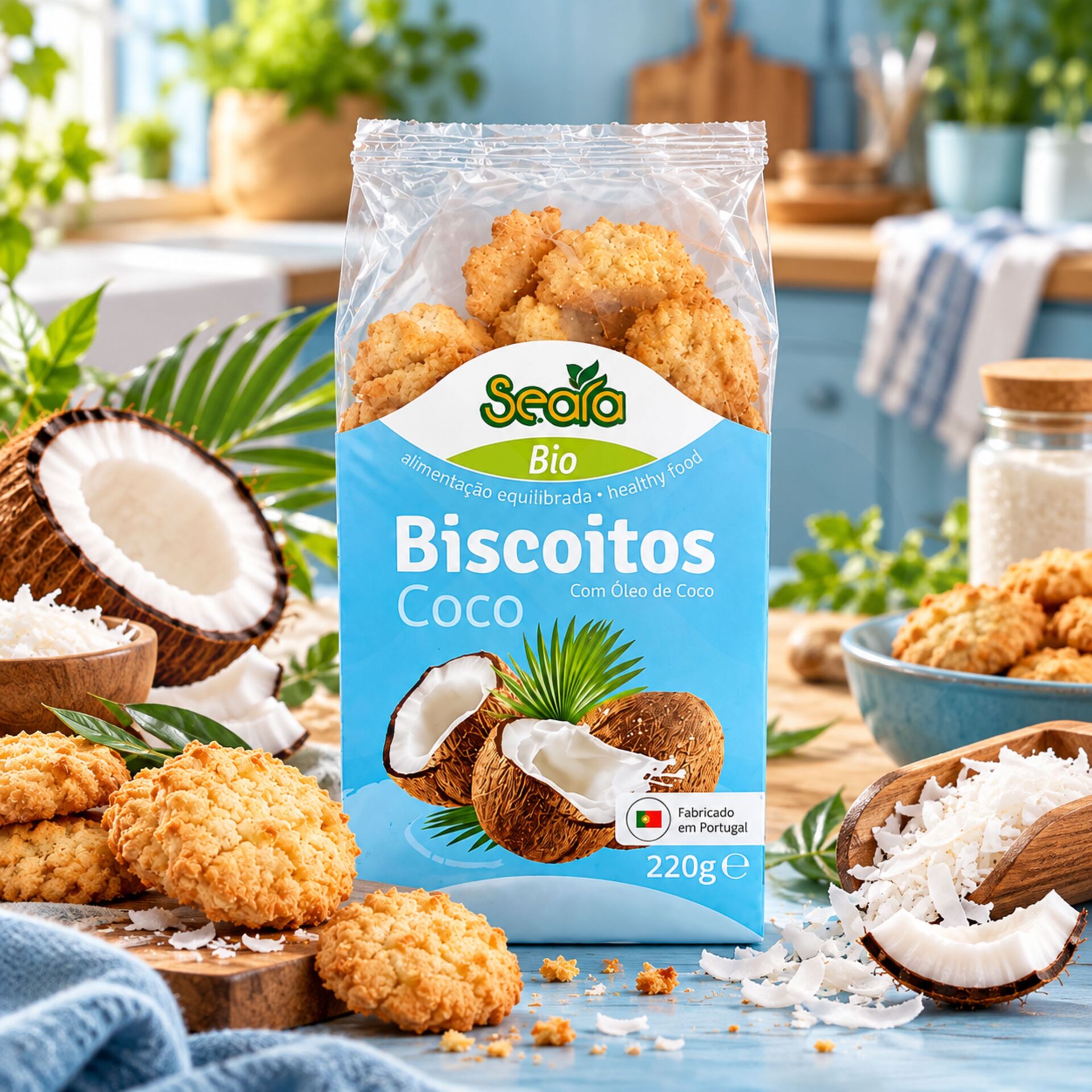 SEARA® Bio Galletas de Coco 220g