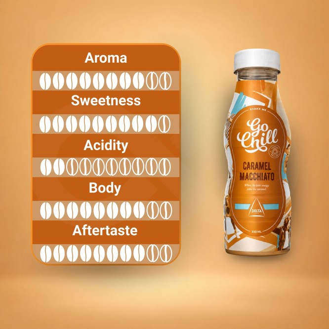 GO CHILL® Ice Coffee Caramel Macchiato 350ml
