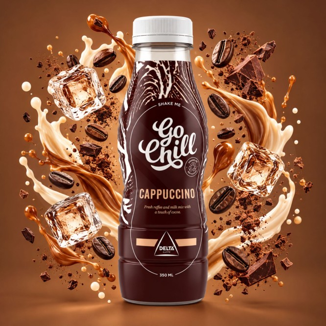 GO CHILL� Ice Coffee Cappucino 350ml