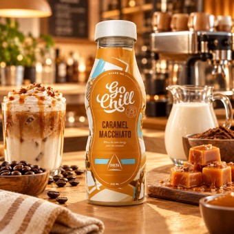 GO CHILL® Ice Coffee Caramel Macchiato 350ml