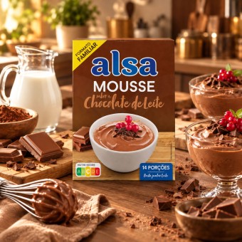 ALSA® Mousse de Chocolate con Leche 264g