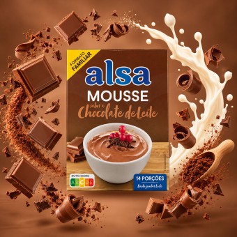 ALSA® Mousse de Chocolate con Leche 264g ALSA® Mousse de Chocolate con Leche 264g