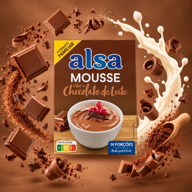 ALSAŽ Milk Chocolate Mousse 264g