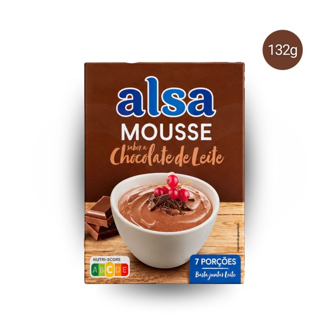 ALSA® Mousse de Chocolate con Leche 132g