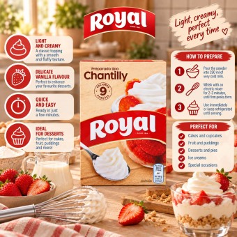 ROYAL® Zubereitung für Schlagsahne 72g