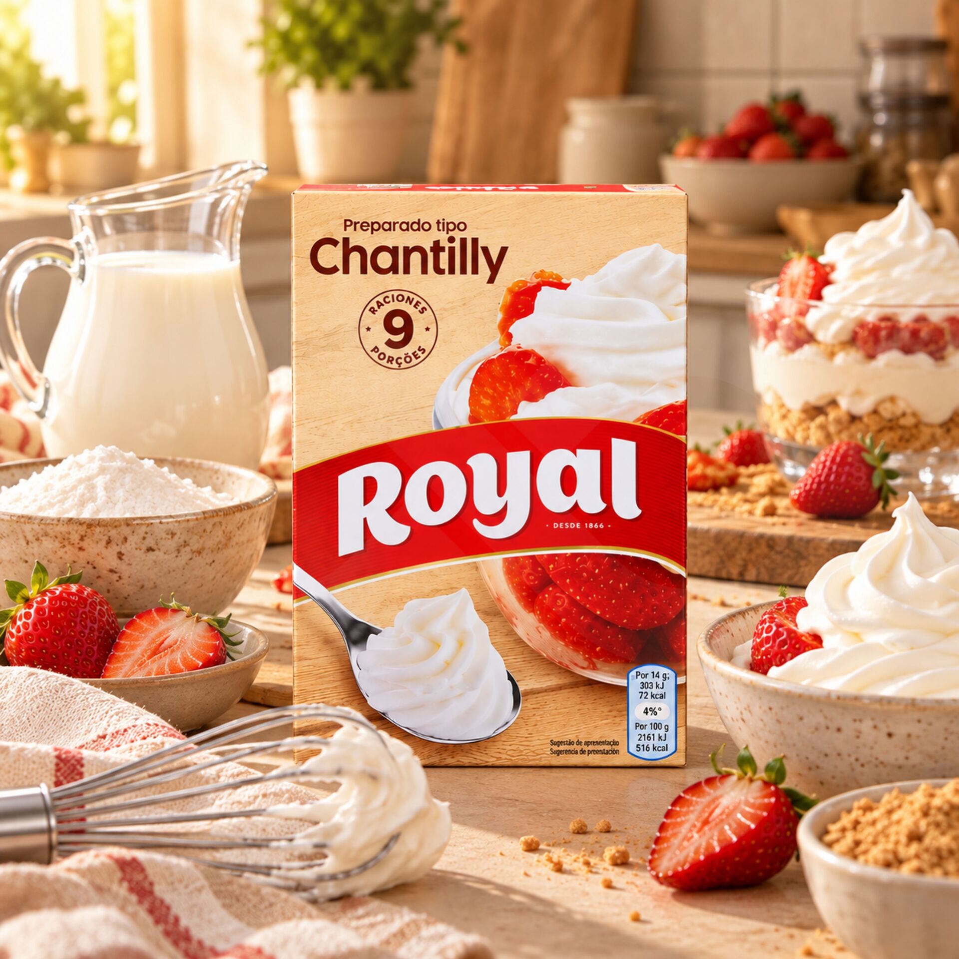 ROYAL® Zubereitung für Schlagsahne 72g